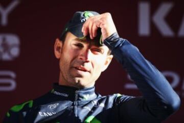 Alejandro Valverde quedó tercero.