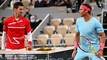 Djokovic contra Nadal, duelo de inmortales en Roland Garros