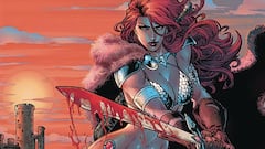 Matilda Lutz (‘Revenge’) es completamente salvaje en la primera imagen de ‘Red Sonja’