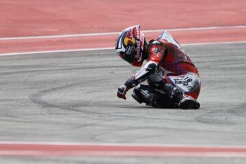 MotoGP. Caída de Johann Zarco.