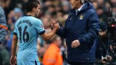 Pellerini: "Agüero está muy cerca de Cristiano y Messi"