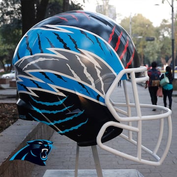 Los 32 cascos de los equipos de la NFL en versión artística