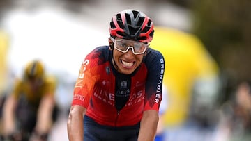 Egan Bernal en competencia con Ineos.