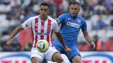 Cruz Azul vs Necaxa en el Clausura 2019.