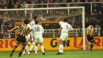 <b>EL ÚLTIMO. </b>Un Real Madrid-Zaragoza, jugado el 4 de mayo de 1998, fue el último partido que ofreció Antena 3 en lunes.