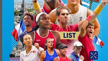Algunos de los clasificados para los Juegos Ol¨ªmpicos 2024.