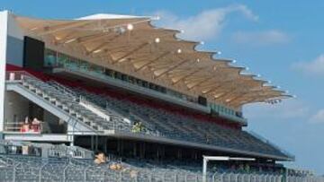 Tribuna principal del nuevo circuito.