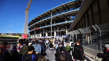 El equipo catalán vuelve a casa, con una asistencia condicionada por las obras.