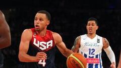 Curry lideró una nueva exhibición de Estados Unidos