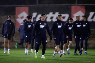 Hoffenheim trains ahead of their meeting with Shakhtar Donetsk