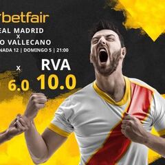 Real Madrid vs. Rayo Vallecano: horario, TV, estadísticas, clasificación y pronósticos