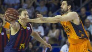 El quinto partido de la semifinal entre el Valencia y el Barcelona será retrasmitido por La 1 de Televisión Española.