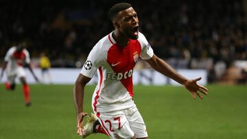 Thomas Lemar celebra un gol. 