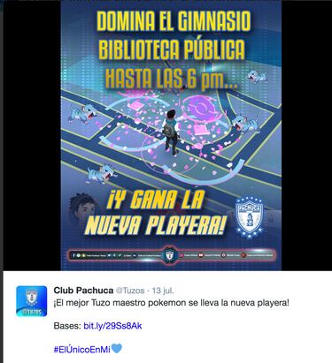 Clubes de la LIGA MX se unen a la fiebre de Pokémon GO