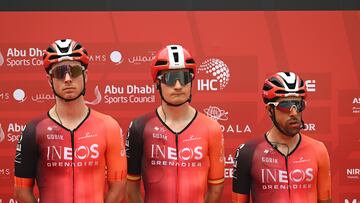 Carlos Rodríguez, en una de las salidas del UAE Tour.