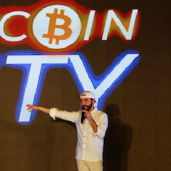 What is the controversial policy on bitcoin of Nayib Bukele, president of El Salvador?