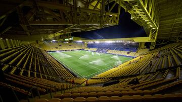 VILLARREAL, SPAIN - MARCH 16: An inside view of the stadium ahead of the UEFA Europa Conference League round of 16 leg two match between Villarreal CF and RSC Anderlecht at Estadio de la Ceramica on March 16, 2023 in Villarreal, Spain. (Photo by Aitor Alcalde Colomer/Getty Images)