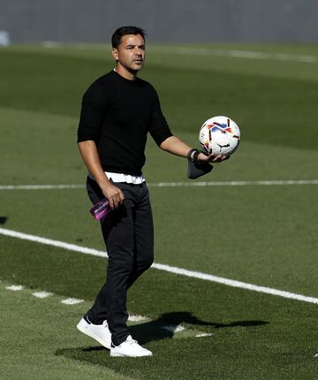 Míchel Sánchez, entrenador del Huesca. 