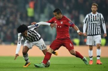 El volante colombiano fue uno de los más destacados en el partido frente al Bayern 