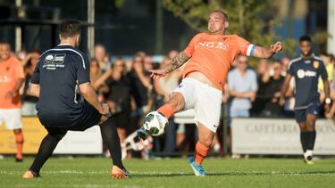 Sneijder, en su ultimo partido en Qatar.