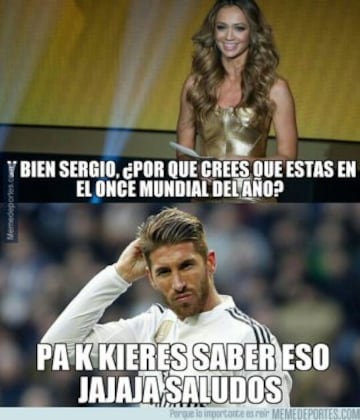 Los mejores memes de la gala del Balón de Oro 2015