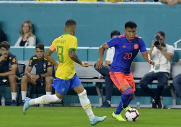 Brasil y Colombia empataron 2-2 en el Hard Rock Stadium. Luis Fernando Muriel anotó doblete, Neymar y Casemiro marcaron para el rival.