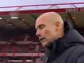 Él solo quería celebrar con los suyos: el controvertido gesto de Guardiola que ha llamado la atención en redes