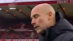 Él solo quería celebrar con los suyos: el controvertido gesto de Guardiola que ha llamado la atención en redes