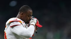 The heartbreaking video of the Chiefs players crying on the sidelines that is going viral