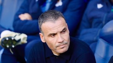 Sergio Francisco, entrenador de la Real Sociedad.