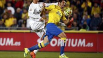 Partido de Liga BBVA entre Las Palmas y Real Madrid.