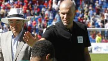 <b>EMBAJADOR. </b>Zidane observará nuevos talentos en la Danone Cup.