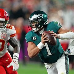 Jalen Hurts breaks and makes records in Super Bowl LVII