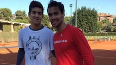 Christian Garín prepara su nueva etapa entrenando con Fognini