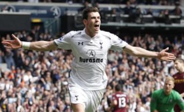 Gareth Bale con el Tottenham