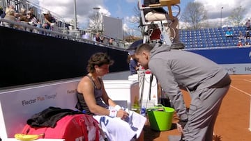 Carla Suárez cae en la primera ronda ante la eslovena Hercog