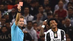 Cuadrado en la final de Cardiff: 18 minutos y expulsión