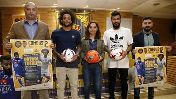 Marcelo presentó el campus junto a su cuñado Caio.