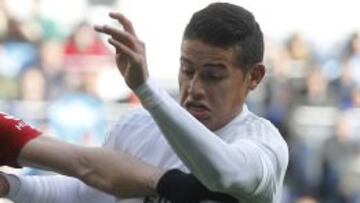 James estuvo totalmente desaparecido en el derbi