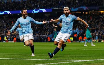 4-2. Sergio Agüero marcó el cuarto gol.