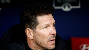 Simeone, entrenador del Atlético.