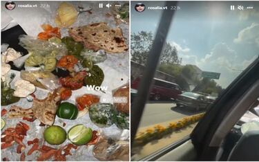 Rosalía está de visita en México y aprovechó para disfrutar de unos tacos