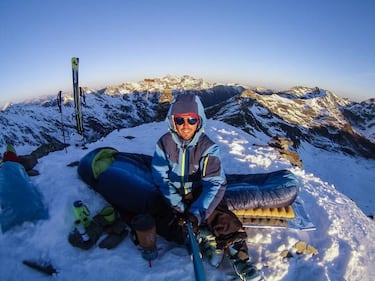 Vivac a 2.635 m bajo las estrellas