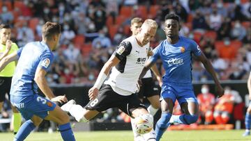 23/10/21 PRIMERA DIVISION PARTIDO
 VALENCIA CF - RCD MALLORCA
 UROS RACIC