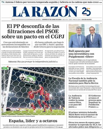 España es una fiesta, bravissimo... las portadas en prensa tras la victoria ante Italia