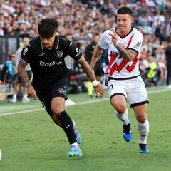 James, primera titularidad y amonestación en empate de Rayo