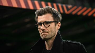 Young Boys' Swiss coach Raphael Wicky is pictured prior to the UEFA Europa League last 32 second leg football match between Sporting CP and BSC Young Boys at the Jose Alvalade stadium in Lisbon on February 22, 2024. (Photo by PATRICIA DE MELO MOREIRA / AFP)