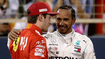 Leclerc y Hamilton. 