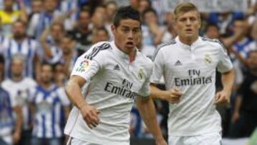 James, Toni Kroos y Modric: un trivote con pleno de triunfos