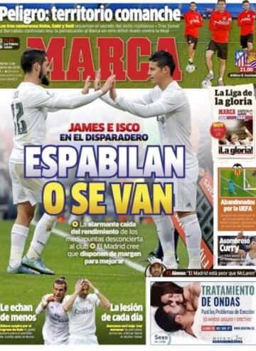 Portadas de la prensa mundial